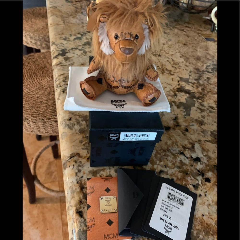 MCM Lion Keychain RARE